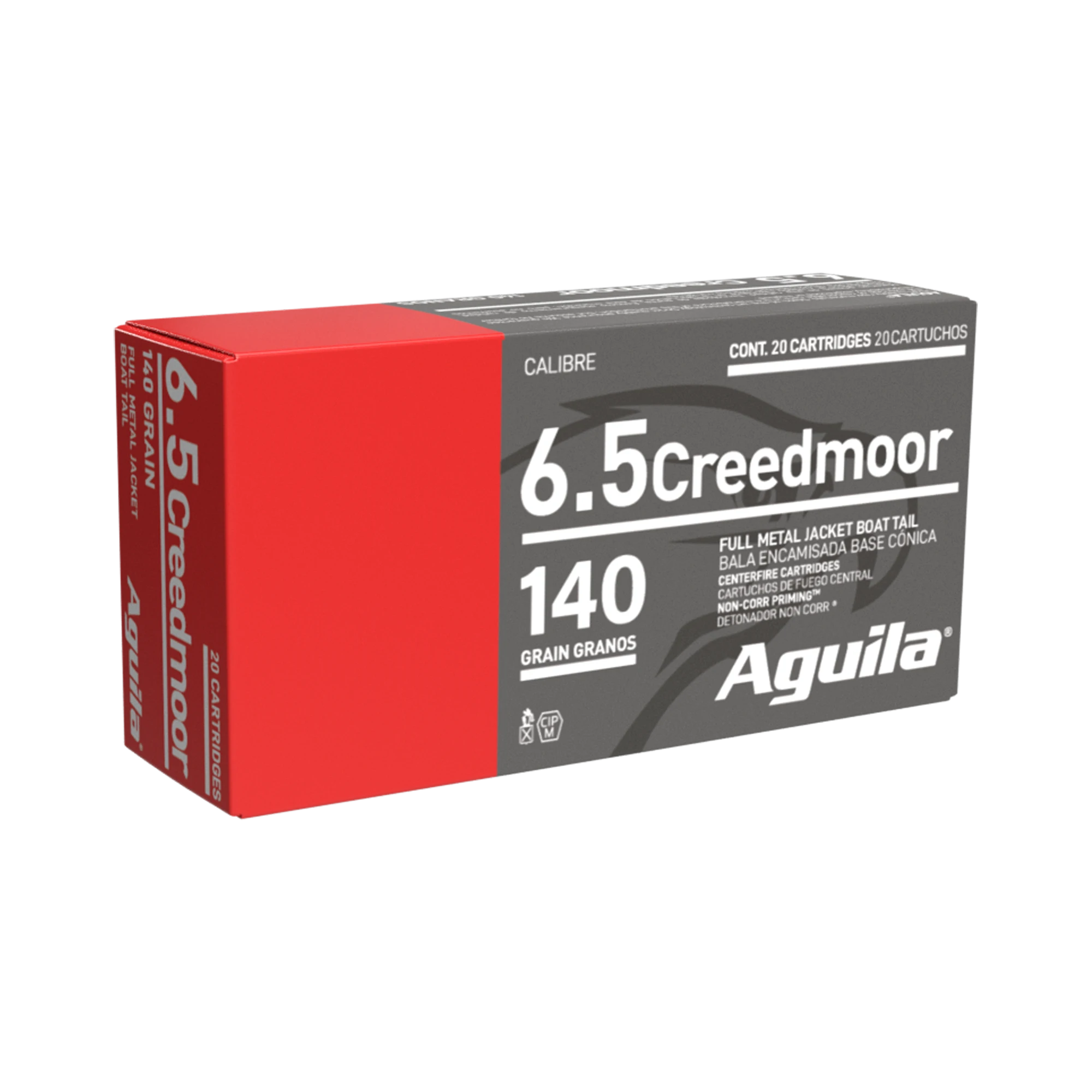 Aguila 6.5 Creedmoor 140gr FMJBT