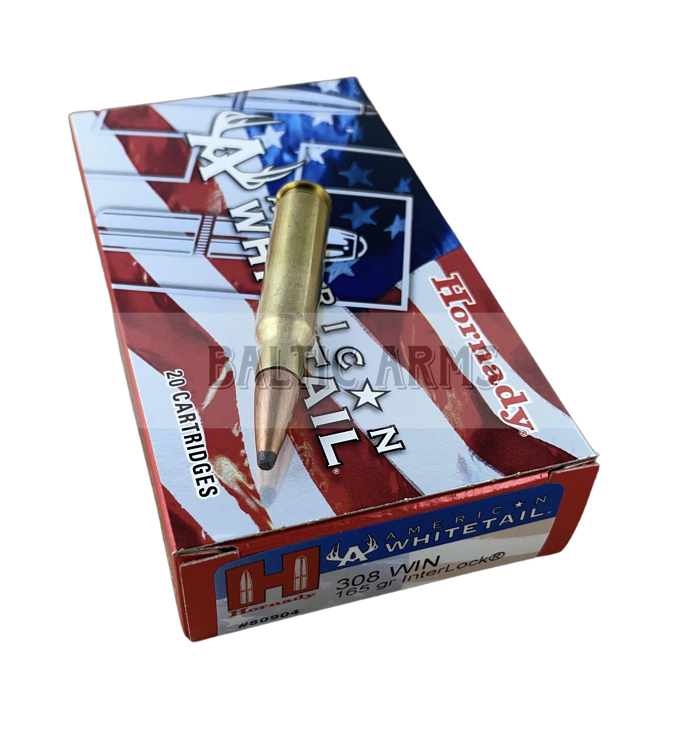 Hornady .308 165gr Whitetail Interlock