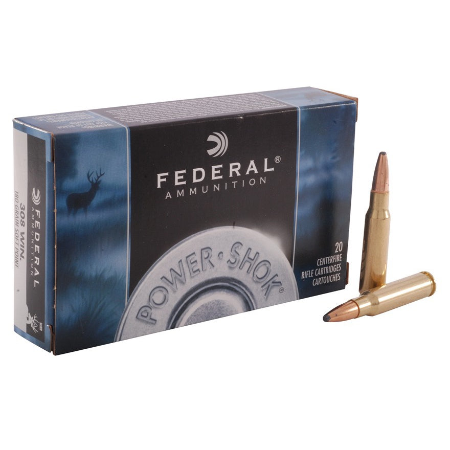 Federal .308 180gr Power Shok Soft Point