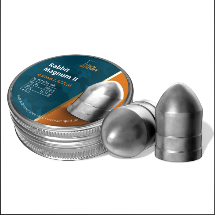 H&N Rabbit Magnum II .22 Air Rifle Pellets