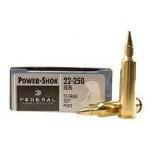 Federal .22-250 REM 55gr Soft Point