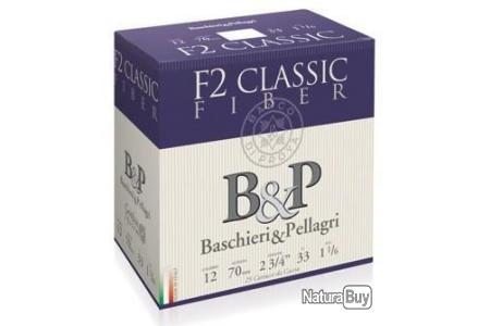 B & P F2 Classic Fibre 12g 33g Shotgun Shells