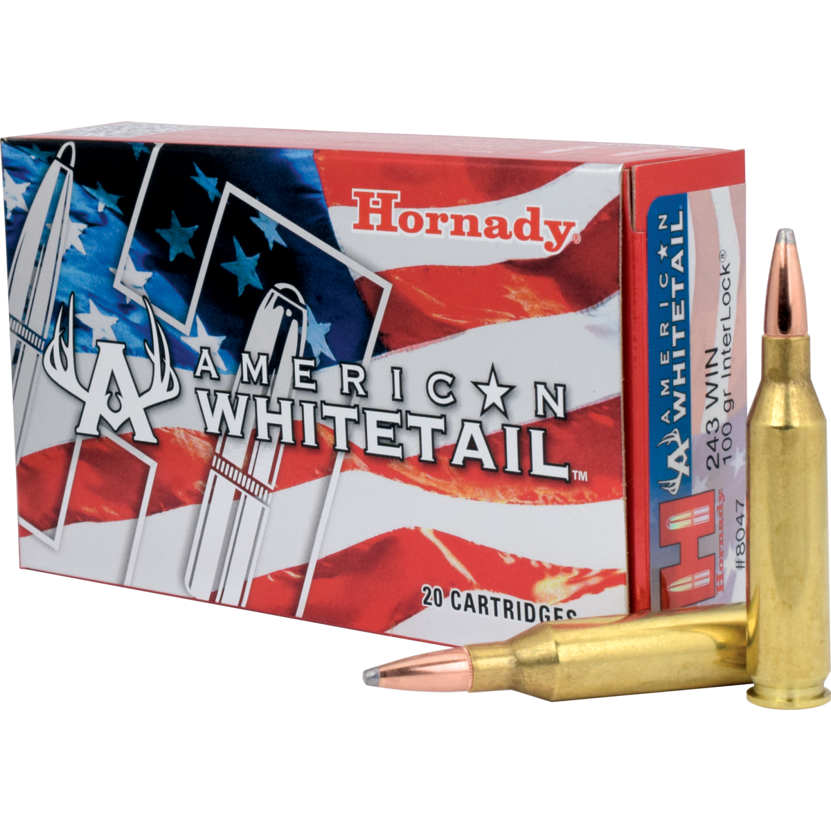 Hornady .243 100gr Interlock BTSP American Whitetail