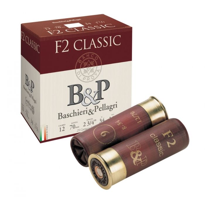 B & P F2 Classic 12g 34g Shotgun Shells