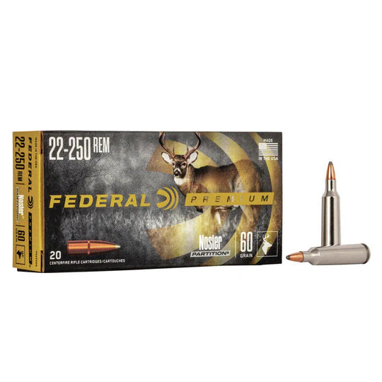 Federal .22-250 Nosler 60 gr