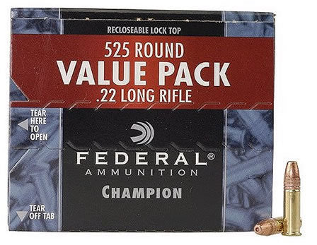 Federal .22LR value pack Hollow Point