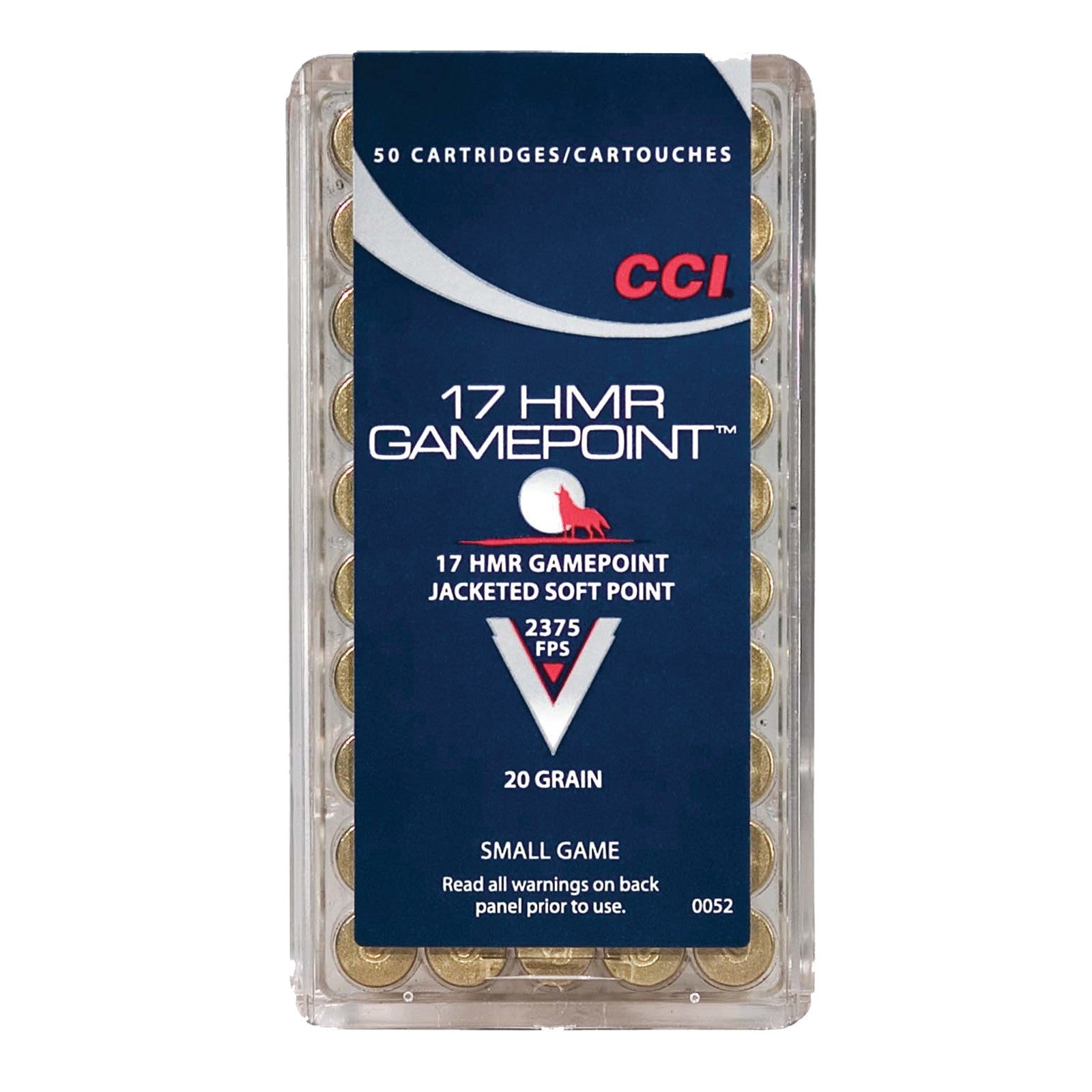 CCI .17HMR Gamepoint 20gr