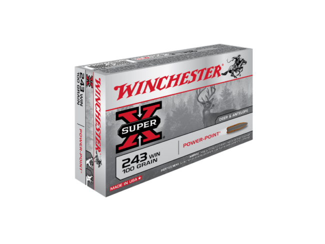 Winchester .243 Super-X 100gr Power-Point