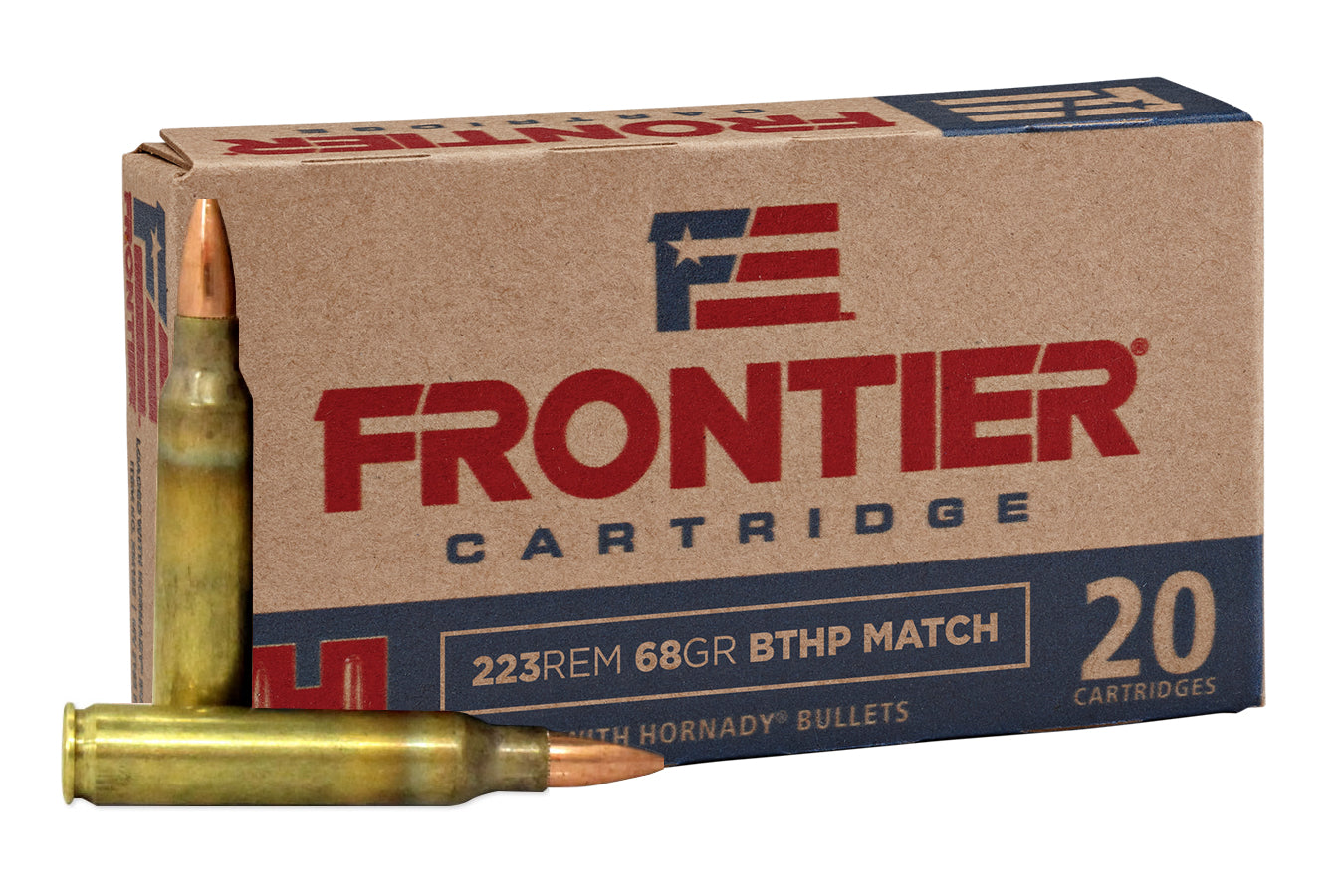 Hornady Frontier .223 68gr BTHP Match