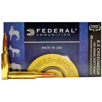 Federal 6.5 Creedmoor Power-Shok 140gr SP