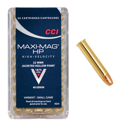 CCI .22 Magnum Maxi-Mag 40gr Hollow Point