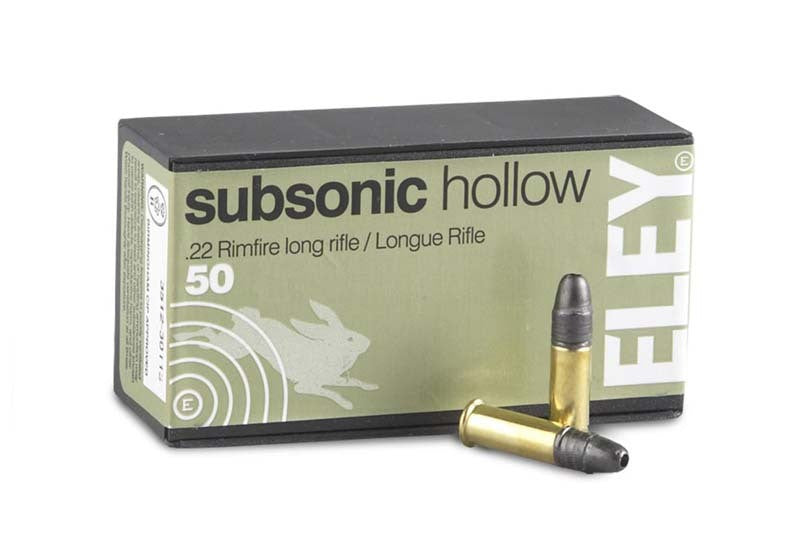 Eley .22LR Subsonic Rifle Ammunition