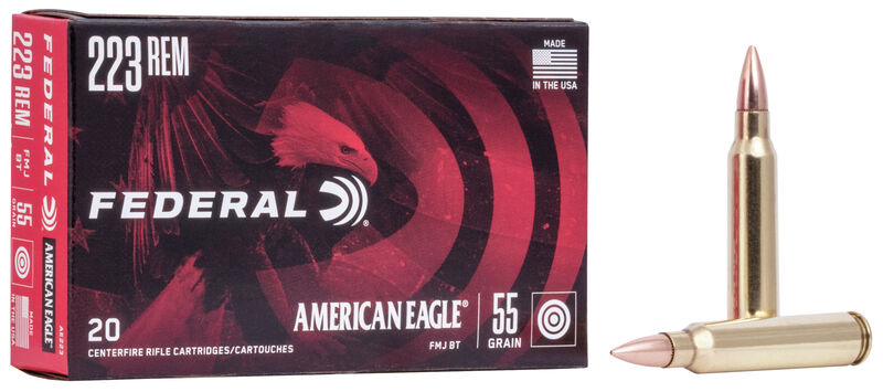American Eagle .223 55gr Full Metal Jacket Boat-Tail
