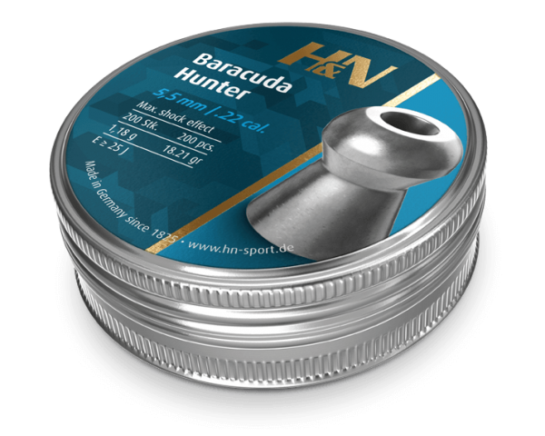 H&N Baracuda Hunter .22 Air Rifle Pellets