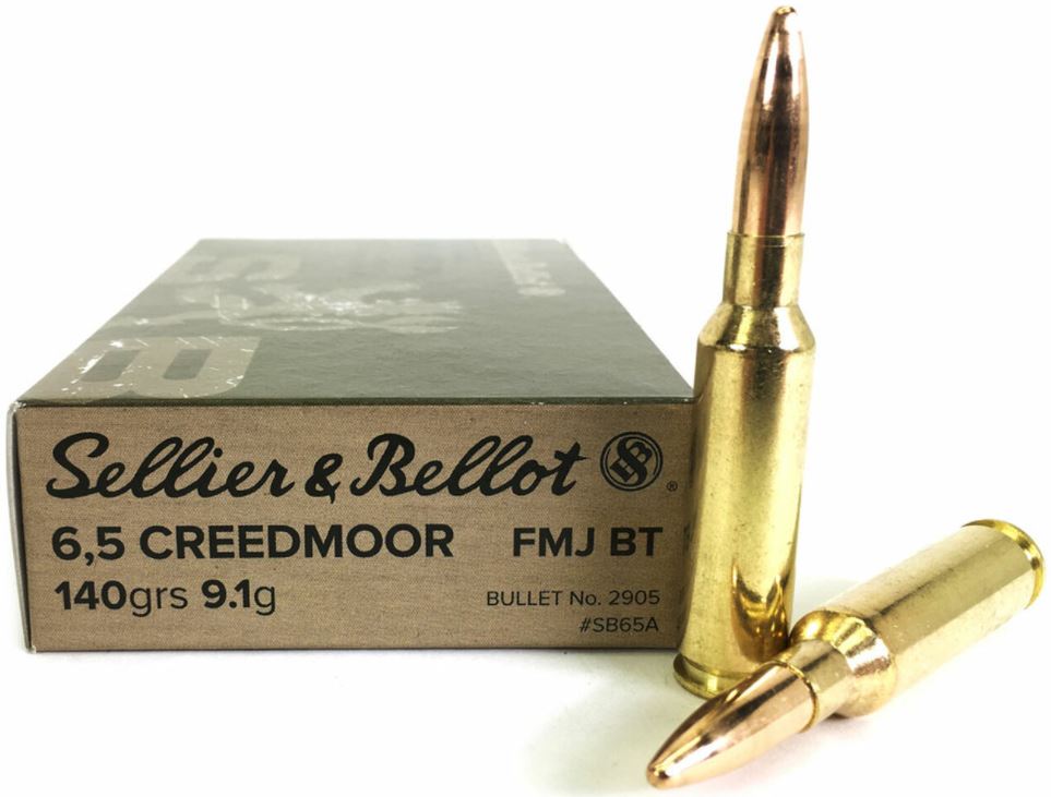 Sellier & Bellot 6.5 Creedmoor FMJ BT 140gr