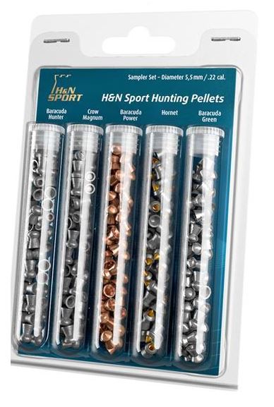 H&N Hunting .22 Air Rifle Pellets Sampler Pack
