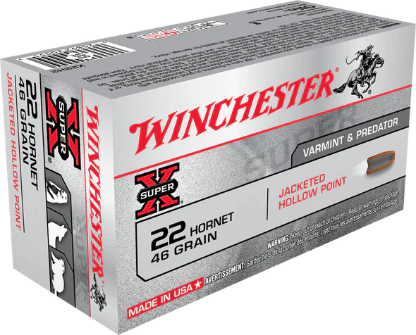 Winchester .22 Hornet 46 gr HP